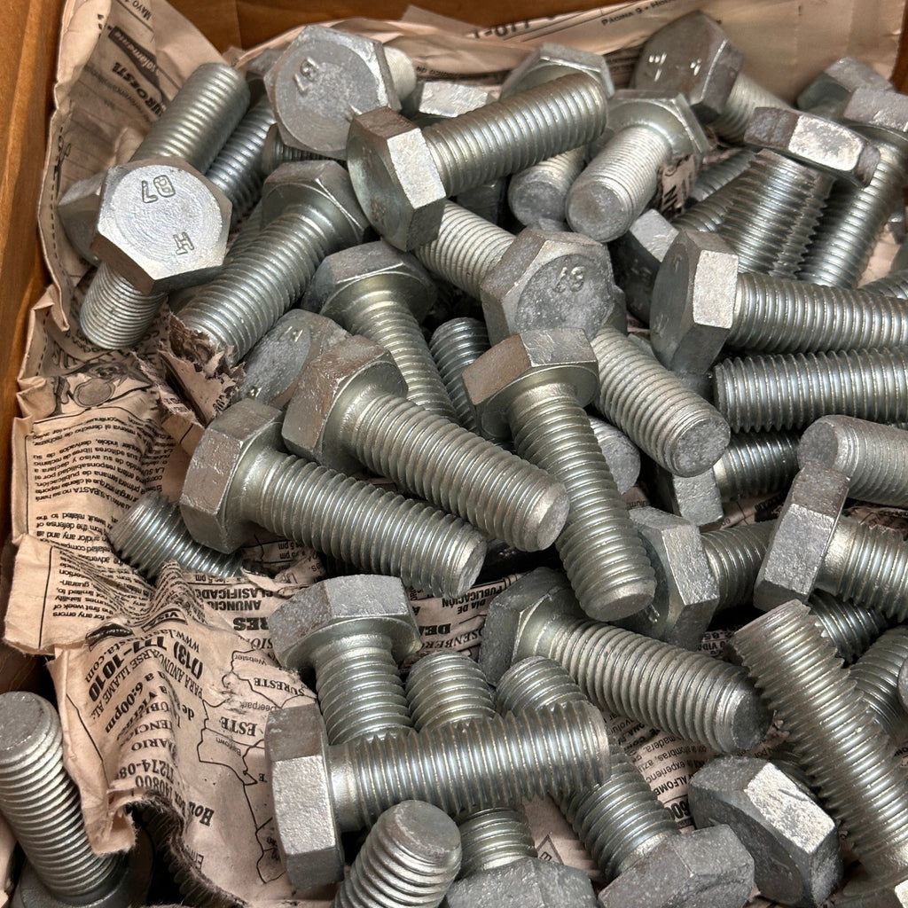 Pack of 92 Highland Threads 3/4-10 x 2 1/4 Heavy Hex Bolts A193 B7 Zinc Plated