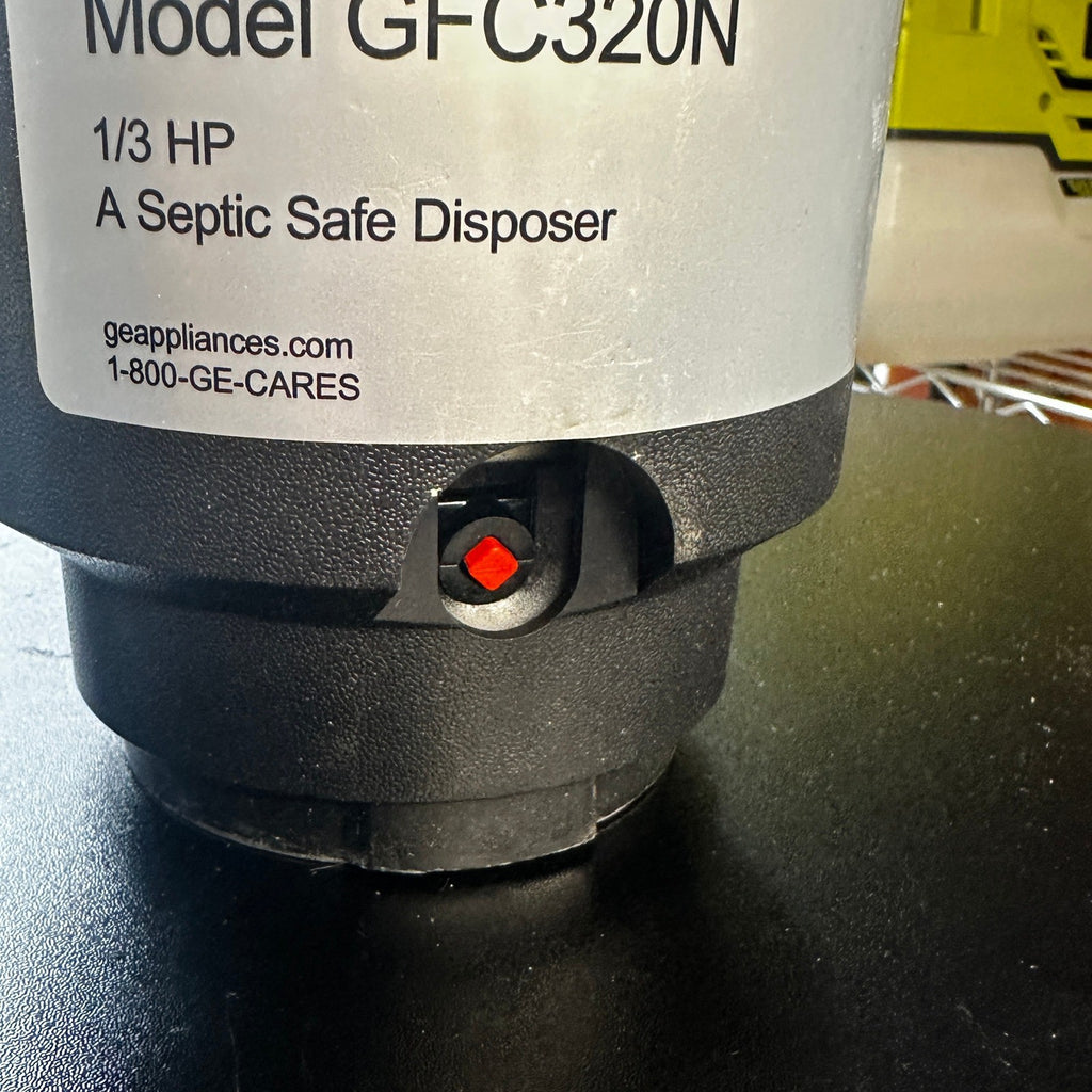 GE 1/3 HP Continuous Feed Garbage Disposer Black GFC320N MISSING DISCHARGE