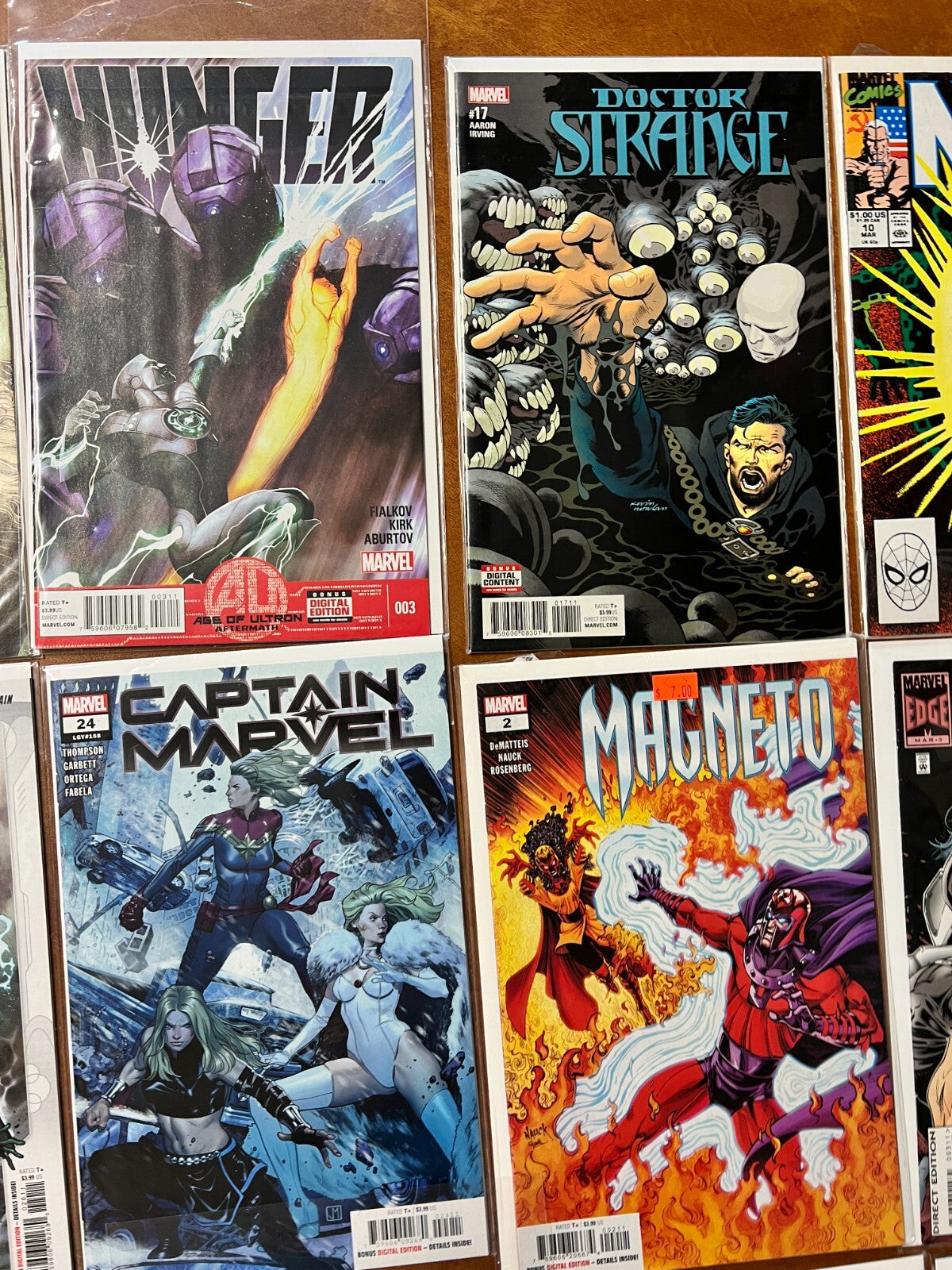 Lot of 15 Marvel Comics - Ghost Rider , Captain Marvel , Nth Man , Psi-Force