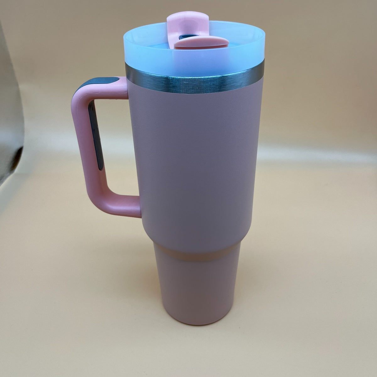40oz Tumbler with Handle and Straw Stainless Steel Vacuum Insulated Travel Mug W