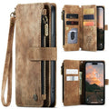 CaseMe C30 For iPhone 15 Pro Max Multifunctional PU Leather Phone Case