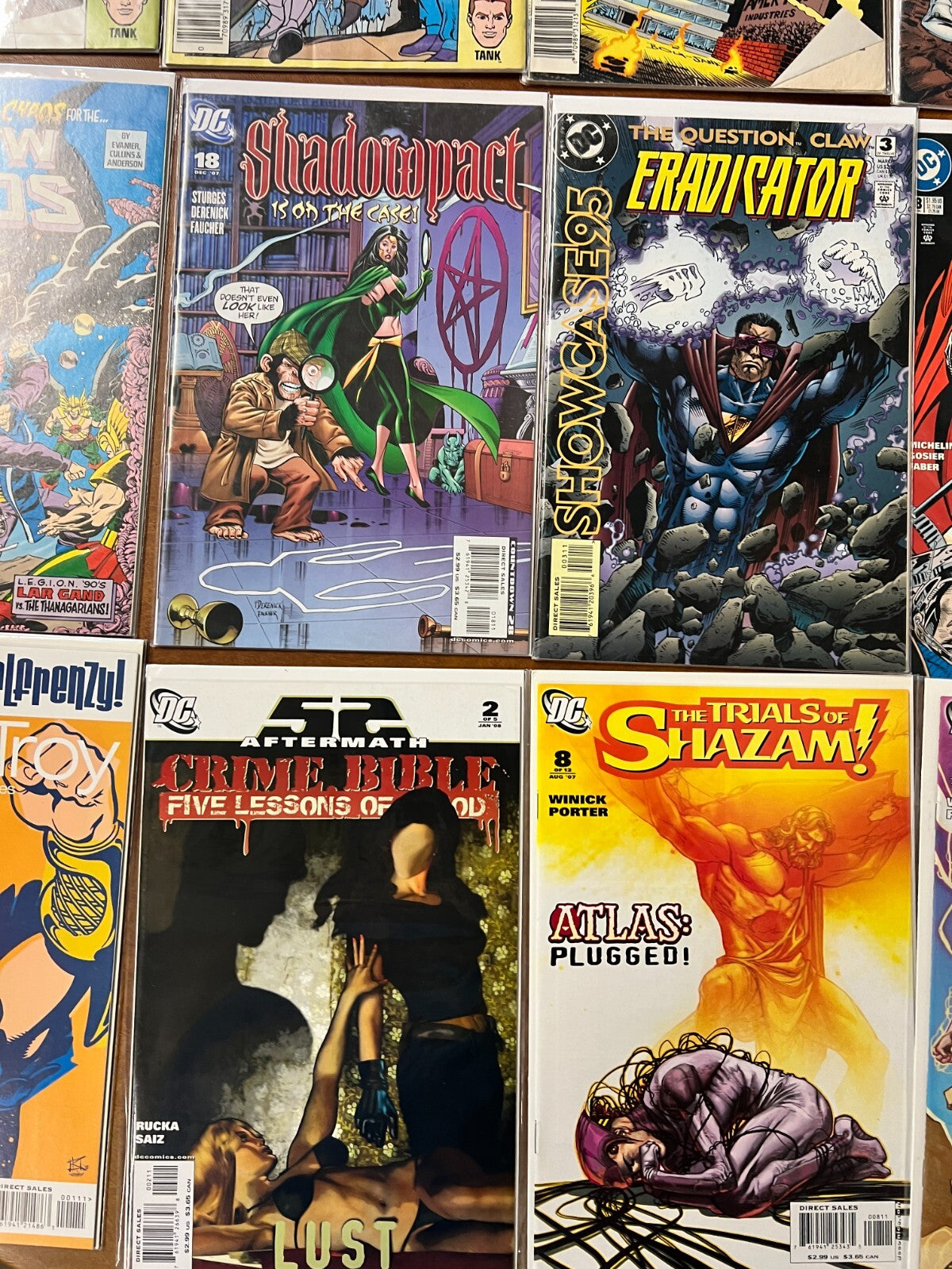 Lot of 15 Dc Comics - Spiral Zone (1988), Steel, The Trials of Shazam, The Shade