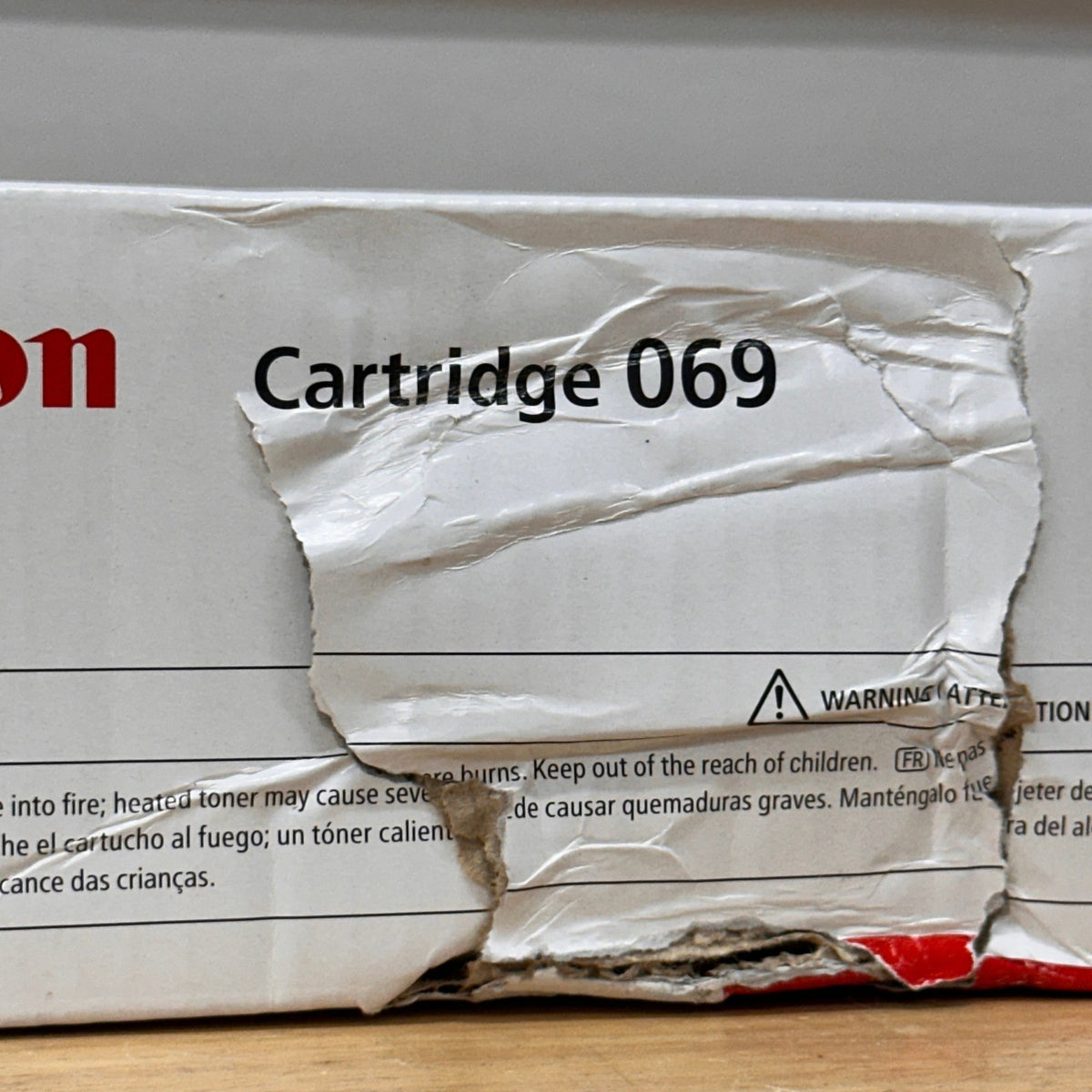 Canon 069 Cyan Toner Cartridge 5093C001 LBP674C MF750C Series DAMAGED BOX