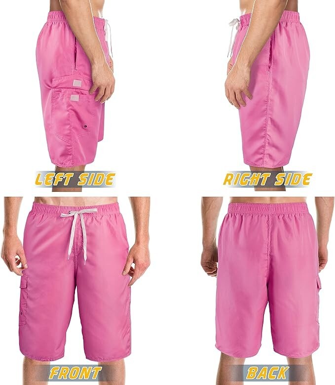 Small Mens Swim Trunks Swimming Trunks Swim Shorts Quick Dry 11 Inch with Mesh