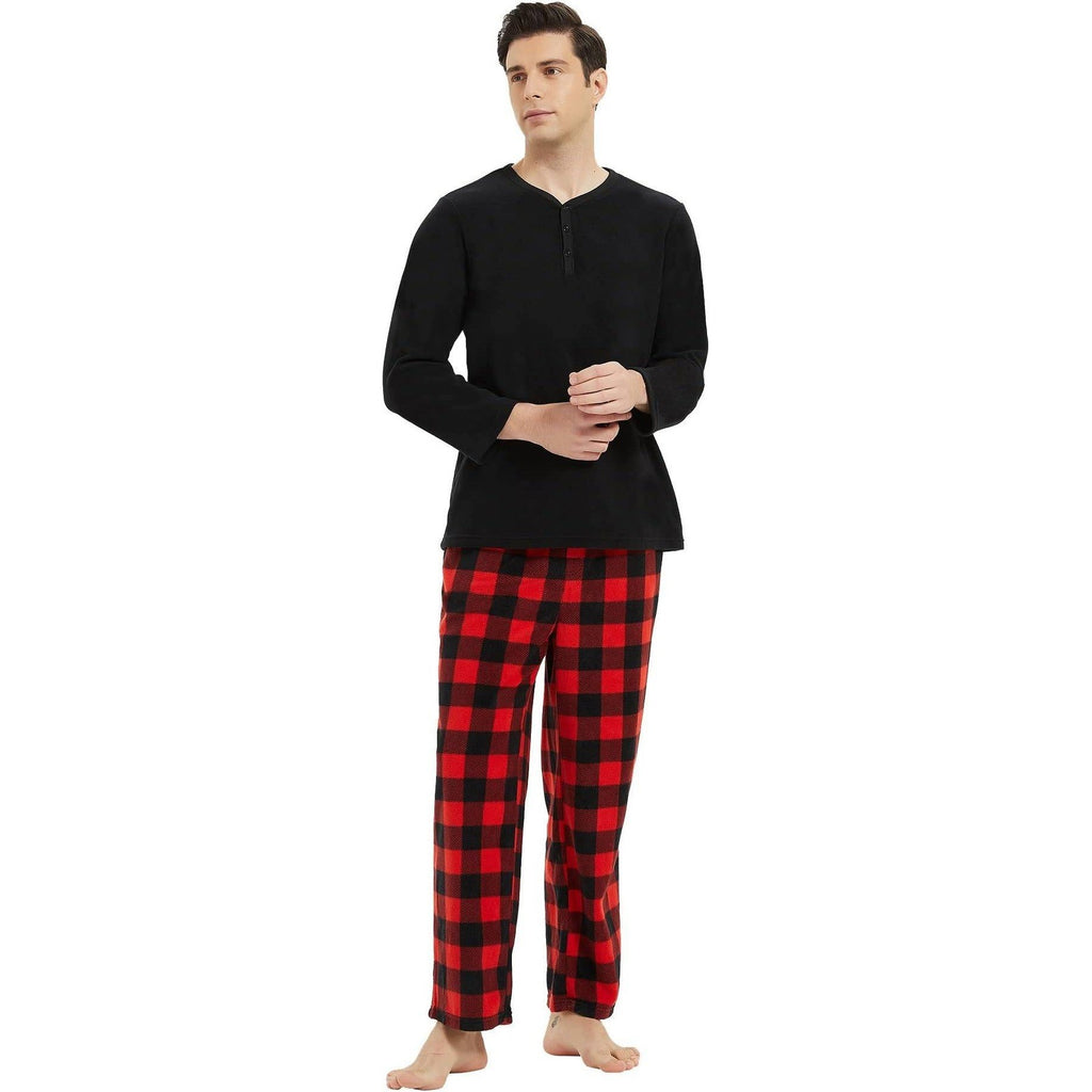 MSRP $24 U2SKIIN Men's 2XL Pajama Set Long Sleeve Sleepwear Plaid Soft Warm Pj
