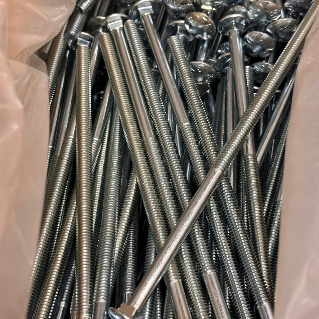Pack of 300 PFC 5/16-18 x 9 Carriage Bolts Coarse Zinc