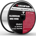 ARCCAPTAIN ER4043 .030" Aluminum MIG Welding Wire, 1 Pound