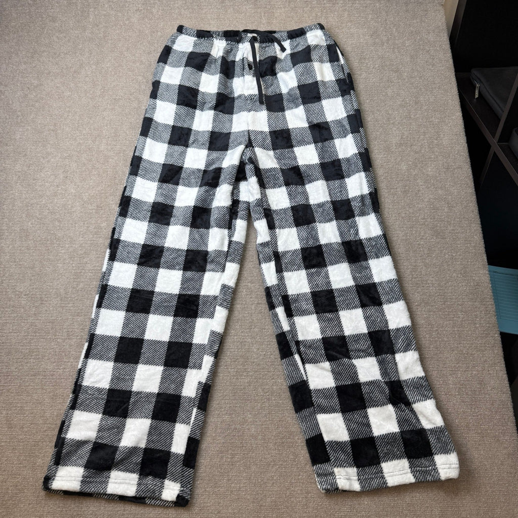 MSRP $23 Giggling Getup Men's M Pajama Pants Soft Flannel Fleece Pajama Bottoms