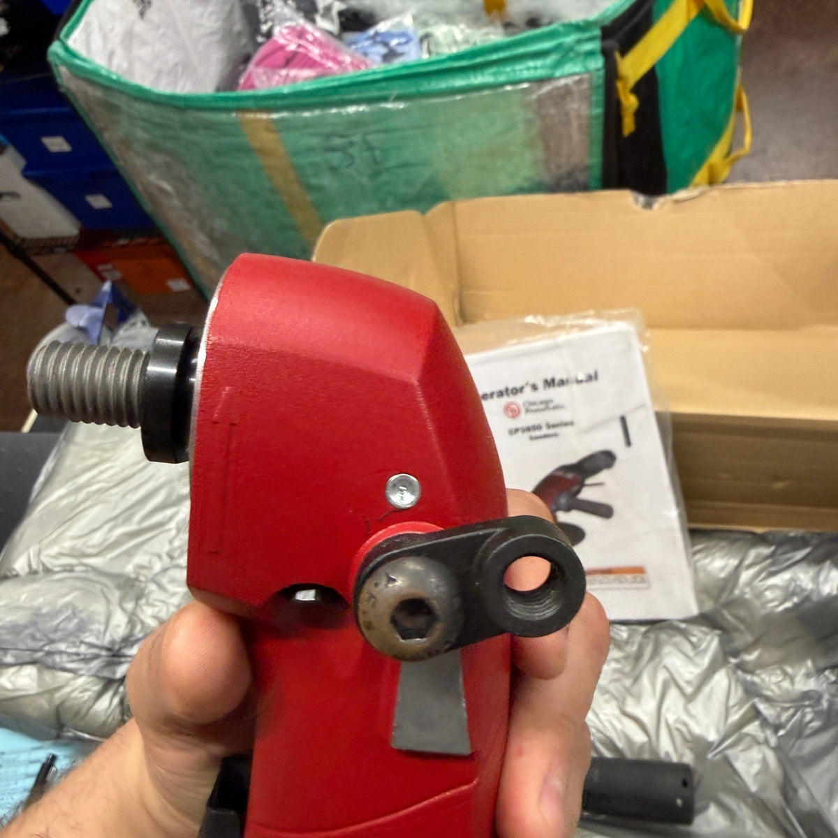Chicago Pneumatic CP3850-60AB 9" Angle Rotary Sander 6000 RPM 2.8 HP