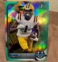 trading cards football 2022 Bowman University Kayshon Boutte 029/299 1st Bowman
