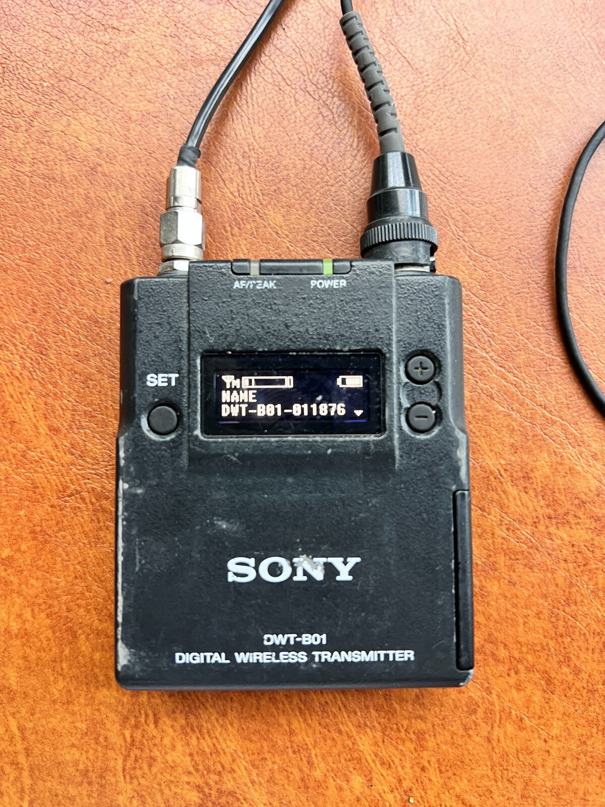 Sony DWT-B01 Digital Wireless Bodypack Transmitter 638 MHz to 697 MHz