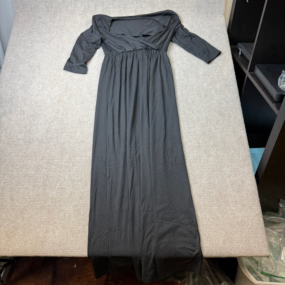 MSRP $44 YnimioAOX Women's XL Maternity Photoshoot Dress Long Sleeve Elegant