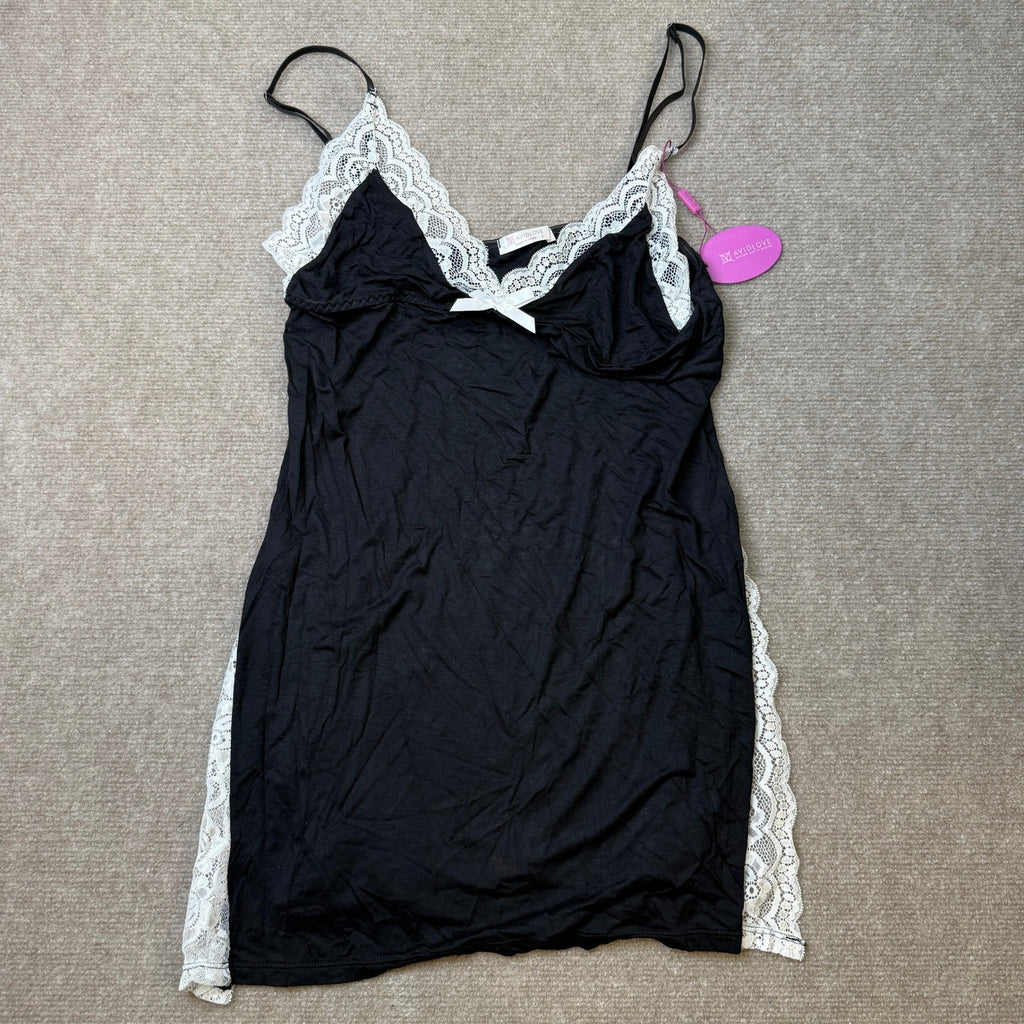MSRP $23 Avidlove Women's L Lingerie Sexy Nightwear Spaghetti Strap Nightgown