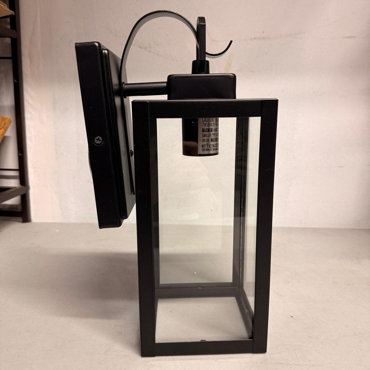 Pia Ricco 1-Light Outdoor Wall Lights, Matte Black Exterior Light Fixtures