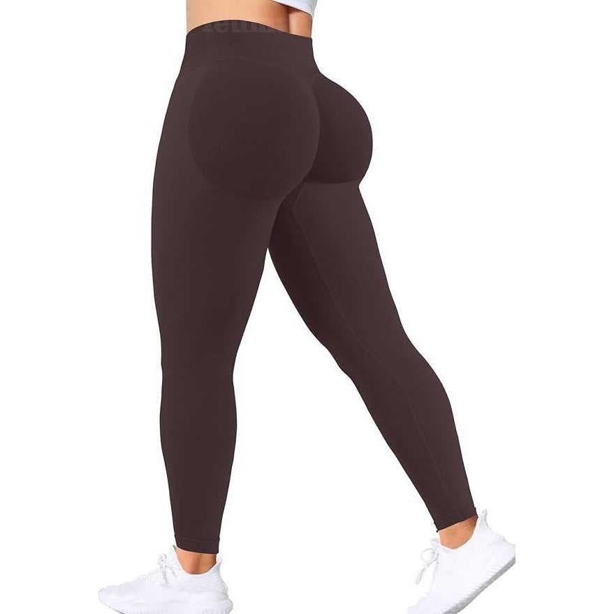 MSRP $22 Ieumaz Women's L Scrunch Butt Lifting Leggings Gym Seamless Workout L