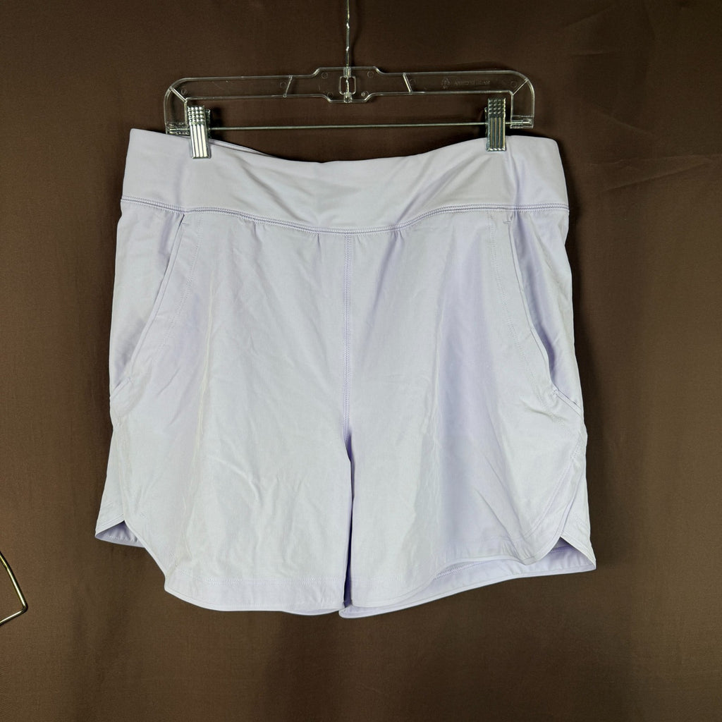 Lands' End Women's 14, 14-18W SunShade UPF 50 5" Board Shorts w/ Panty Lavender