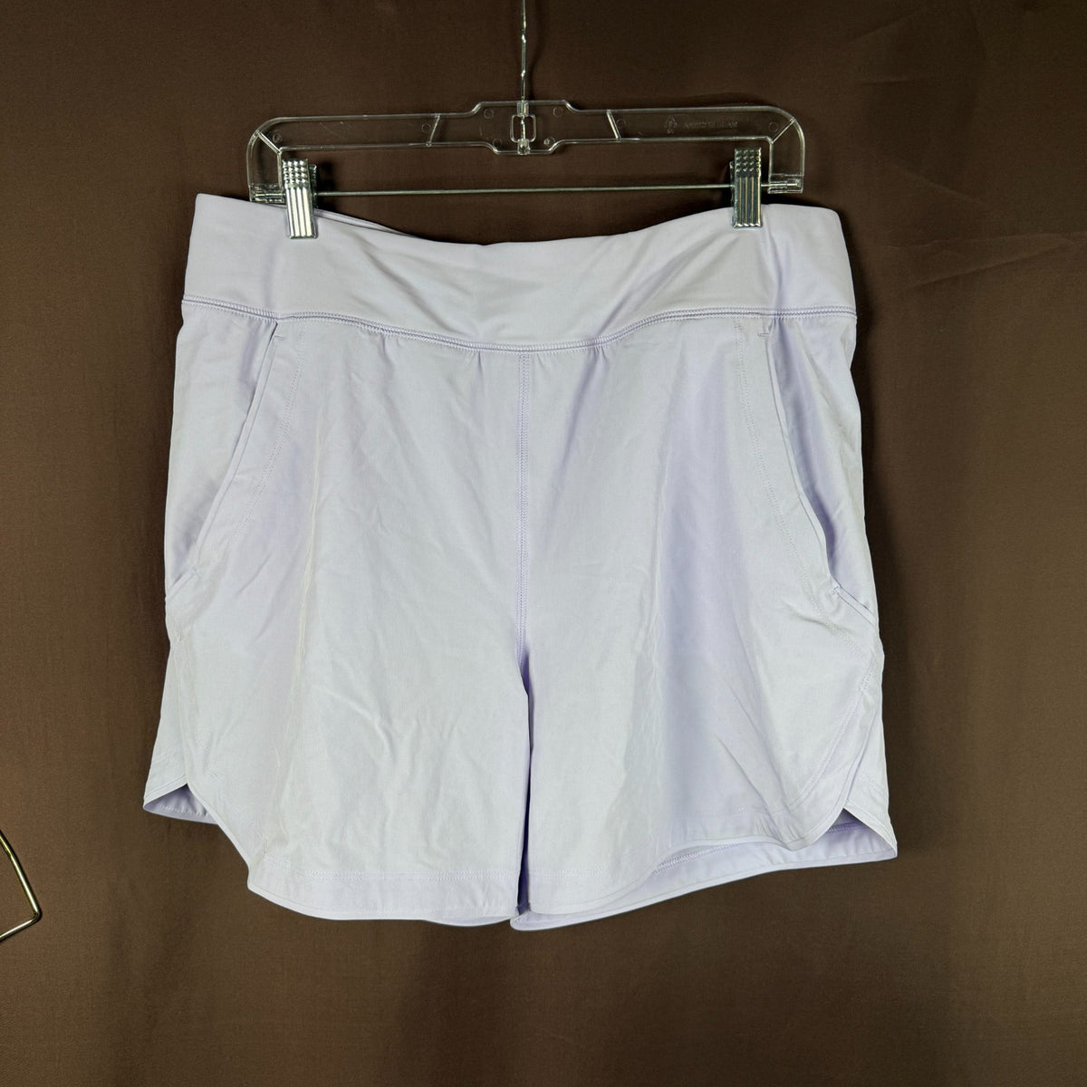 Lands' End Women's 14, 14-18W SunShade UPF 50 5" Board Shorts w/ Panty Lavender