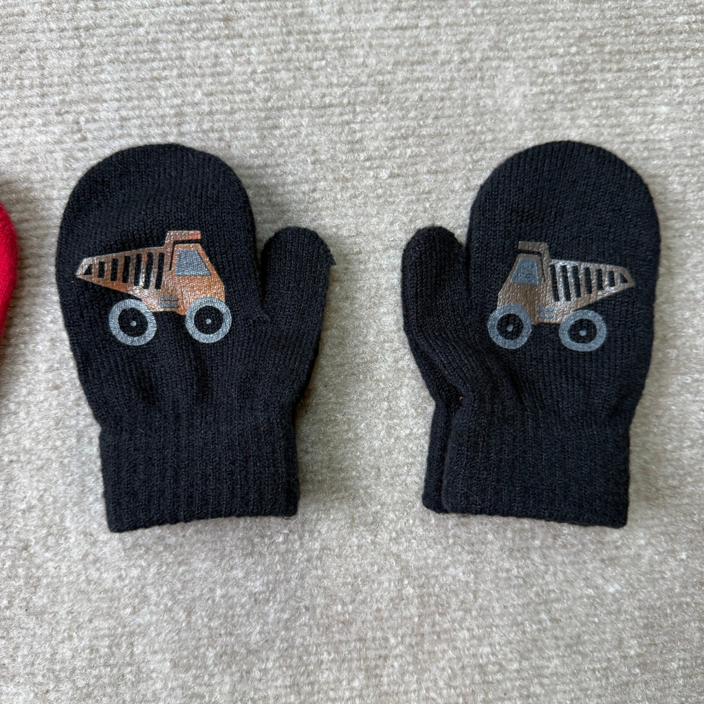 Cooraby 6 Pairs Toddler 1-3T Magic Stretch Mittens Winter Unisex Baby Knitted G