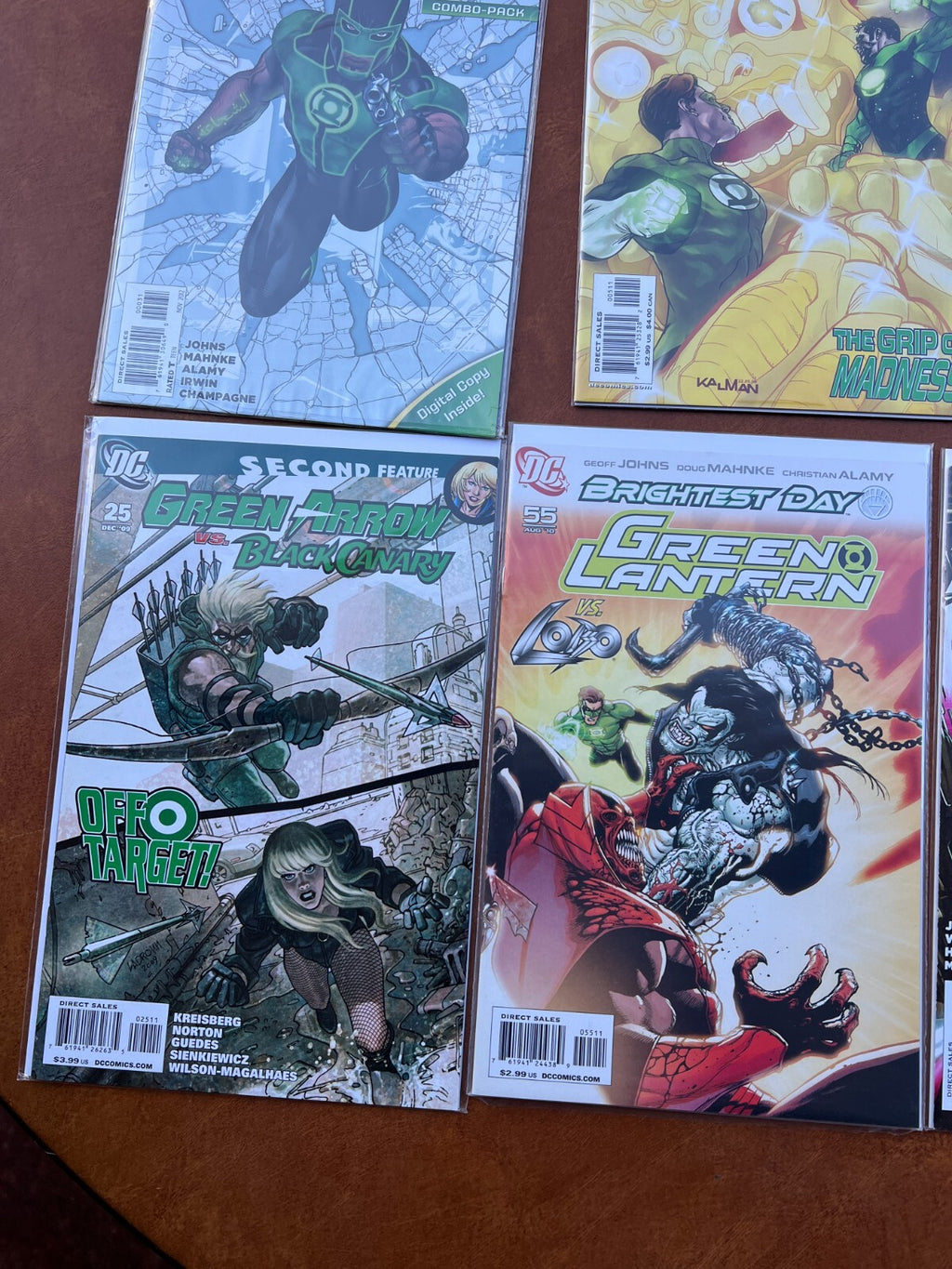 Lot of 12 DC Comics Green Lantern, Ion, Green Lantern Corps, Green Arrow