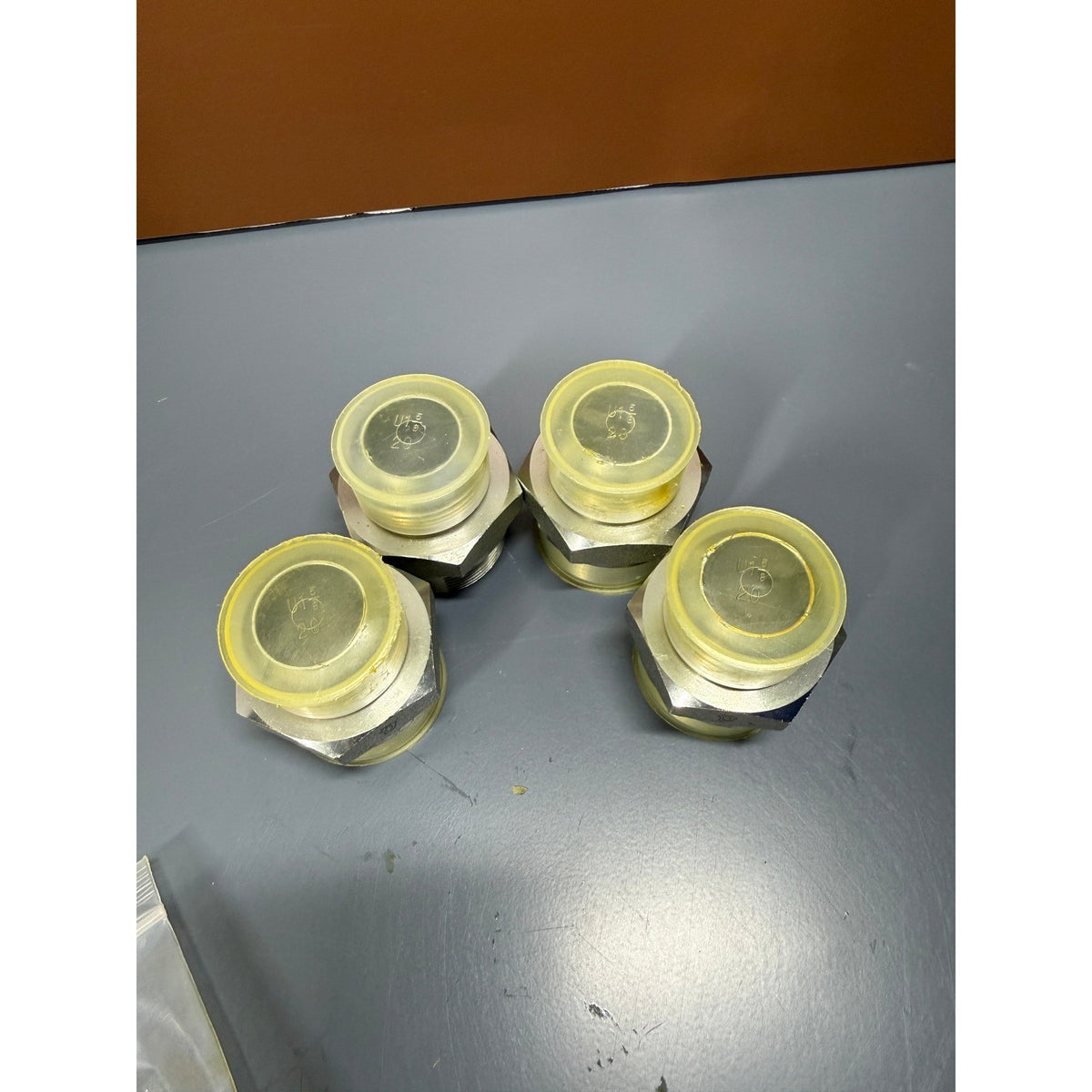 Set of 4 Hydraulic Adapters 1-5/8" JIC 37° Male x 1-1/2" NPT Male Pipe