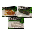 Set of 3 (6 pcs Each) B&U Baits 2.7" Filet Craw Soft Plastic Floating Fishing