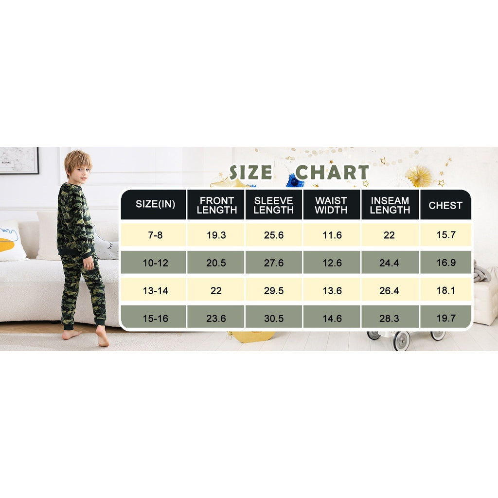 MSRP $23 V.&GRIN Boys 15-16 Years Fleece Pajama Soft Cozy Pullover Sweatshirt P