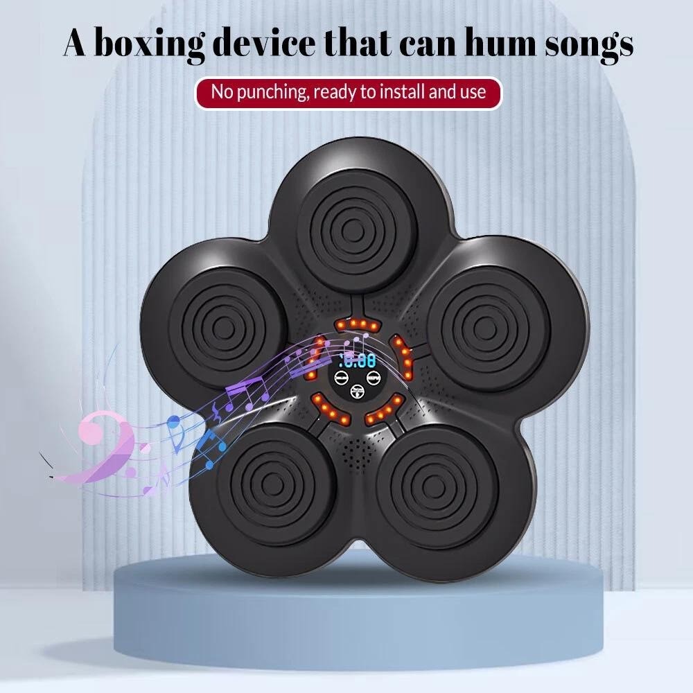 Smart Wall Mounted Bluetooth Music Boxing Machine w/ Boxing Gloves for Adult Kid