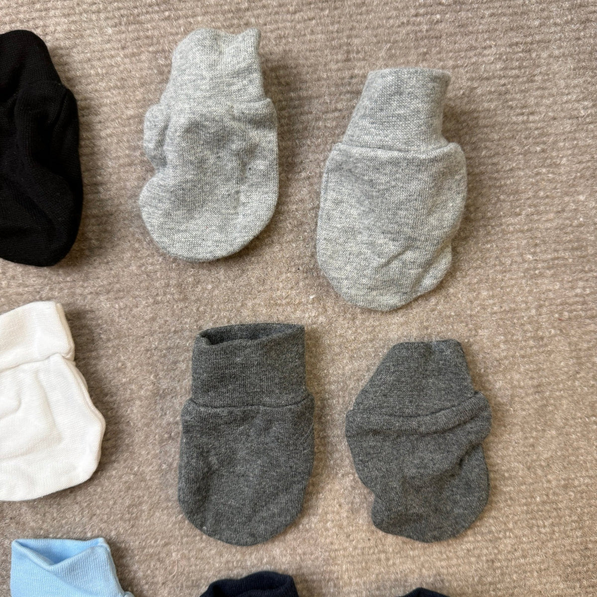 toresper 6 Pack No Scratch Baby Mittens 0-6 Months Newborn Infant Toddler