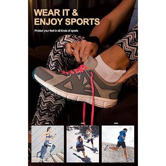 Set of 6 Pairs CS CELERSPORT M White Ankle Athletic Running Sports Tab Socks Lo