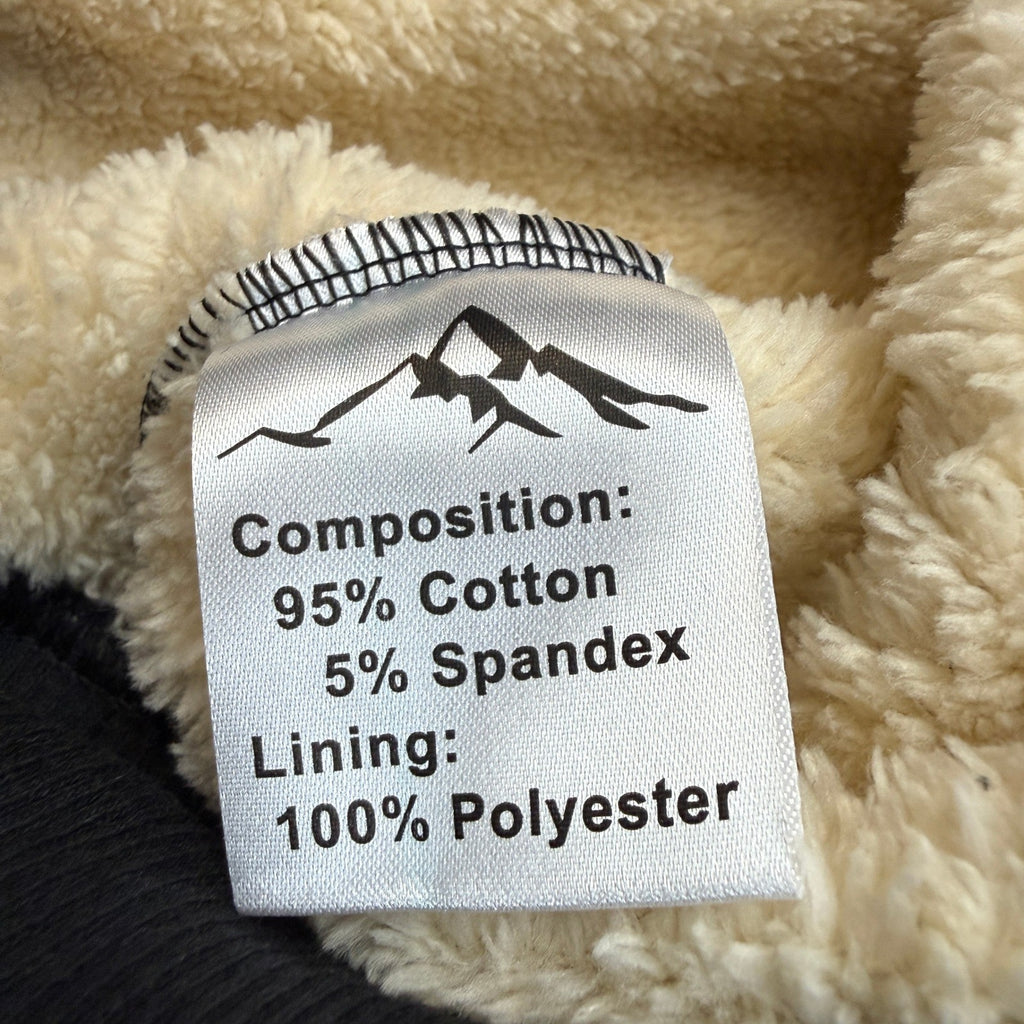 MSRP $43 Tansozer Men's 3XL Fleece Crewneck Sweatshirt Warm Sherpa Lined Thick