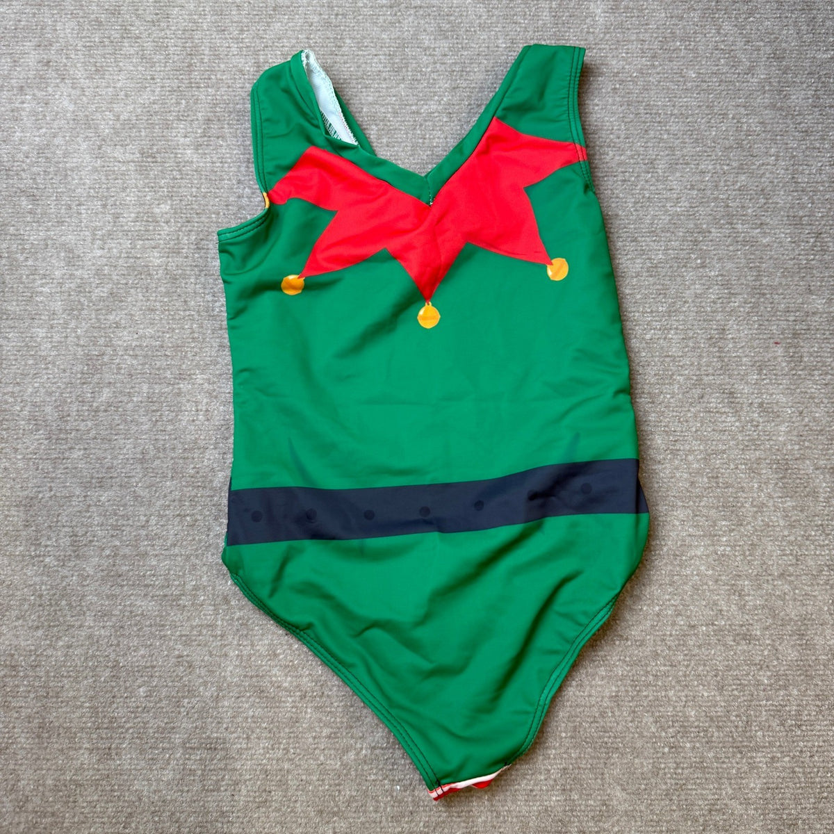 Girls Kids 9-10Y Swimsuit One Piece Swimwear Christmas Theme Bathing Suit Bea
