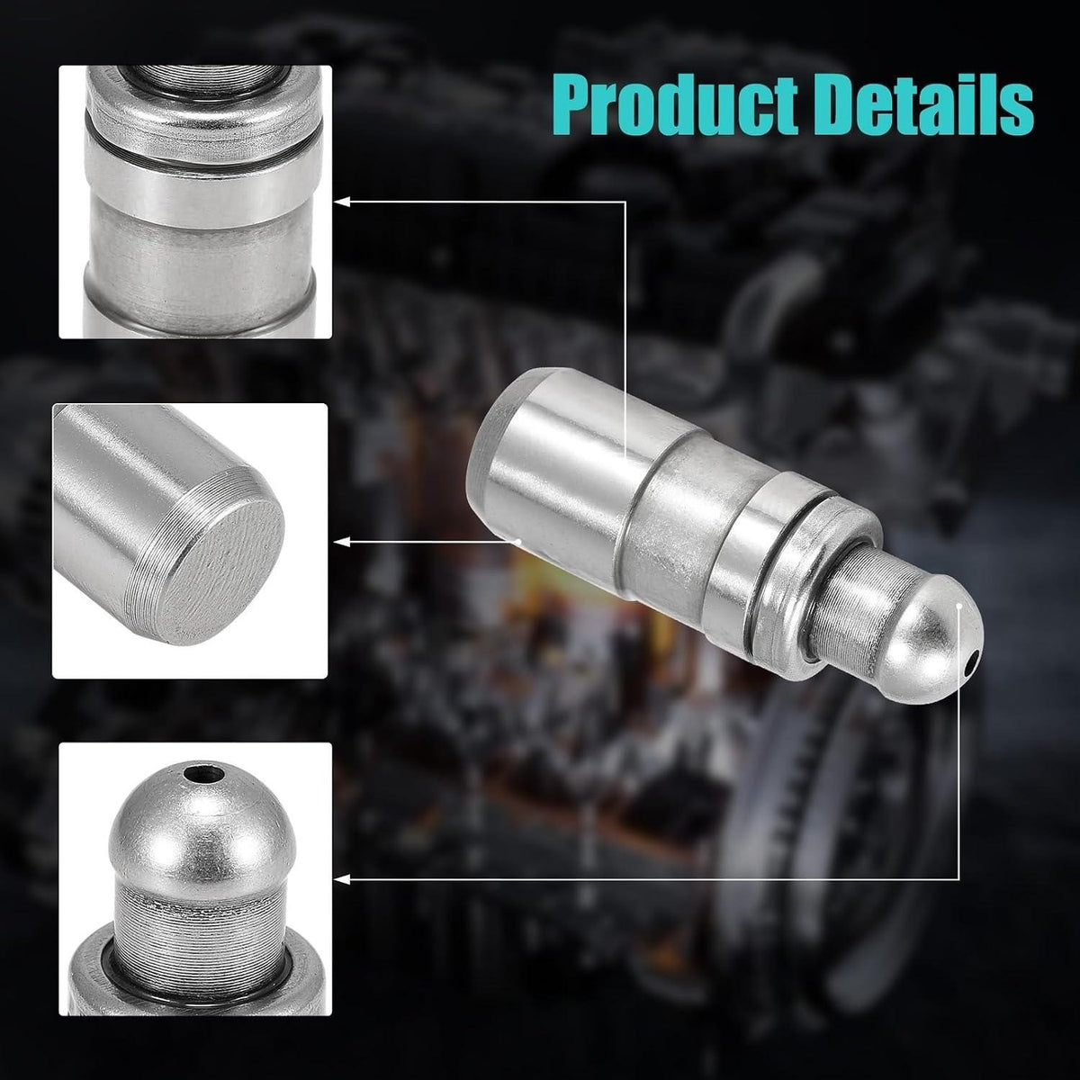 Pack of 16 AULINK 24610-2E000 Hydraulic Roller Valve Lifter For 2011-2018 Hyunda