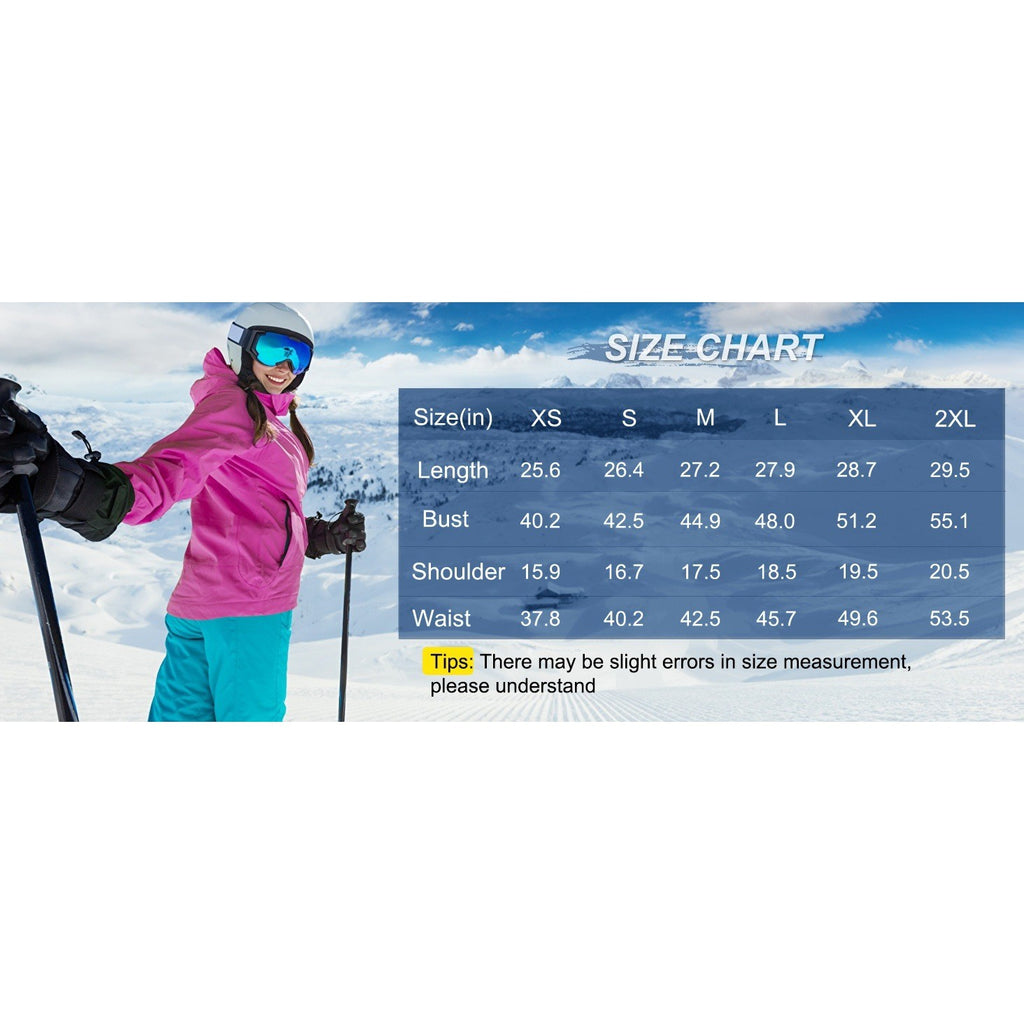 MSRP $81 MAGCOMSEN Women's XS Ski Jacket Waterproof Winter Jacket Outdoor Snow