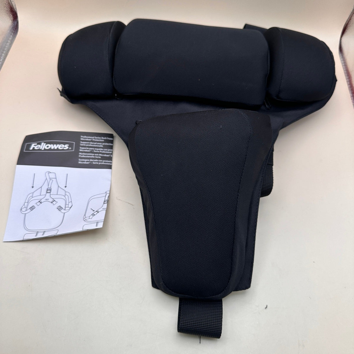 Fellowes 80376 Professional Series Back Support, Black