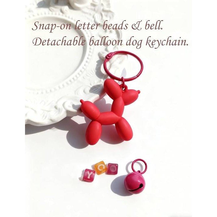 2 Pack FANEVER Jelly Balloon Dog Keychains for Women Teen Girls Cute Bag