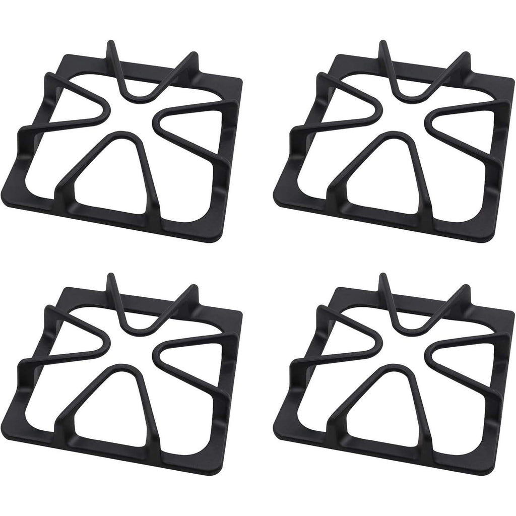 Set of 4 Upgraded W10447925 Stove Burner Grate Replacement Parts For Whirlpool