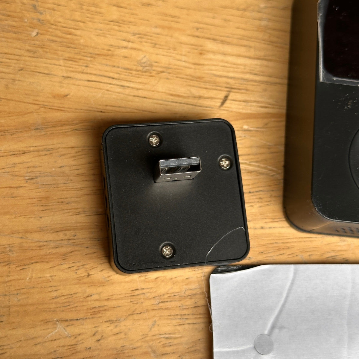 Wireless Video Doorbell with Two-Way Talk, Black Wi-Fi HD Night Vision, App-Co