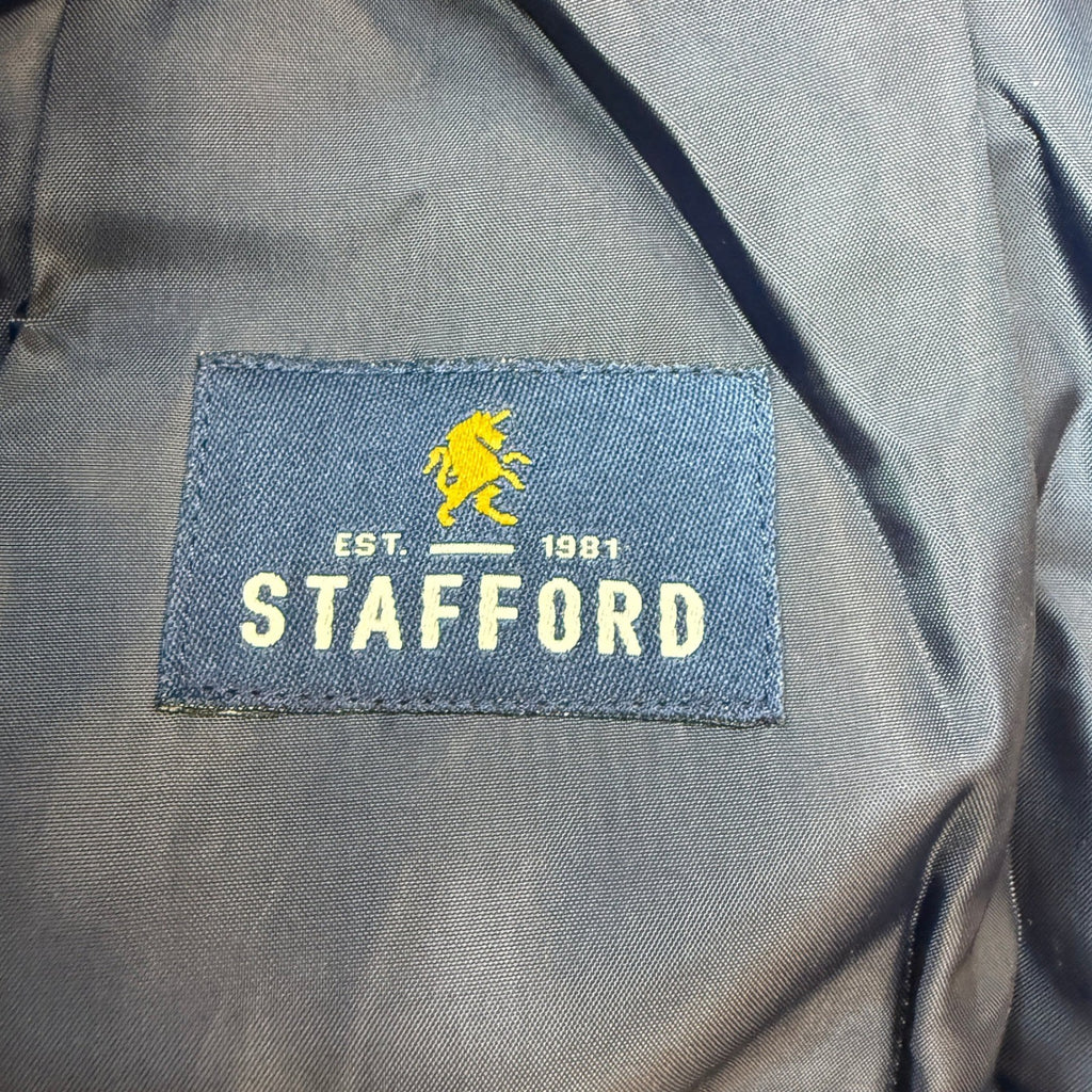 MSRP $90 Stafford Kid Boys 12 Navy Regular Fit Suit Jacket