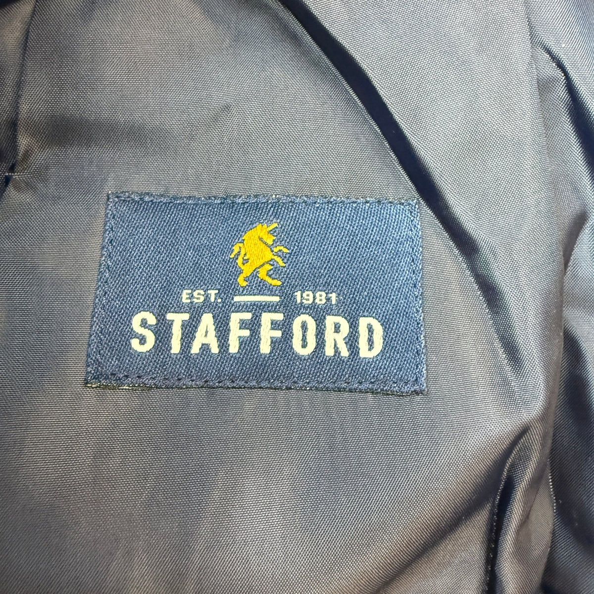 MSRP $90 Stafford Kid Boys 12 Navy Regular Fit Suit Jacket