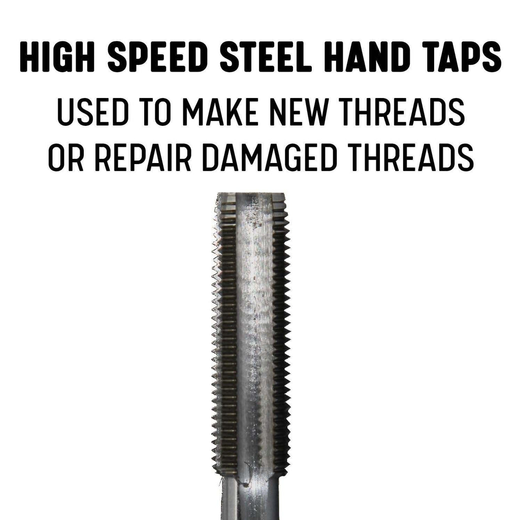 Set of 2 Drill America POU 3/4"-10 HSS Plug Tap & 21/32" HSS 1/2" Shank Drill B