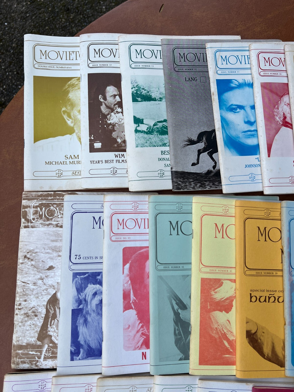 Movietone News - Vintage Magazine 1970's Lot of 37