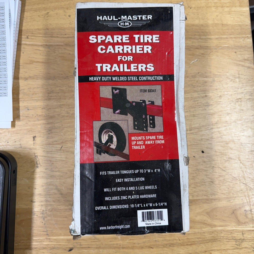 Haul Master 93341 Heavy Duty Spare Tire Carrier for Trailers