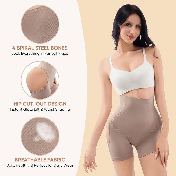 MSRP $21 Sinniiby Women's L Butt Lifter Shapewear High Waist Tummy Control