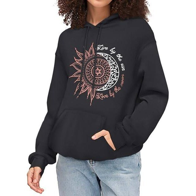MSRP $22 Rosemia Women's XXL Black Hoodies Long Sleeve Sweatshirts Drawstring
