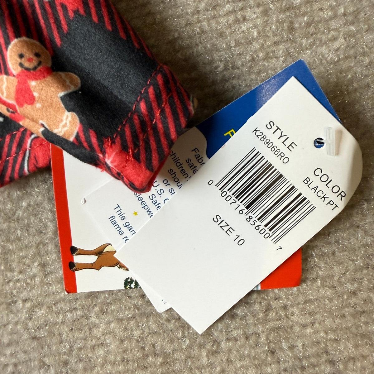 MSRP $31 Komar Kids Size 10 Rudolph The Red Nosed Reindeer Pajamas 2-Piece Matc