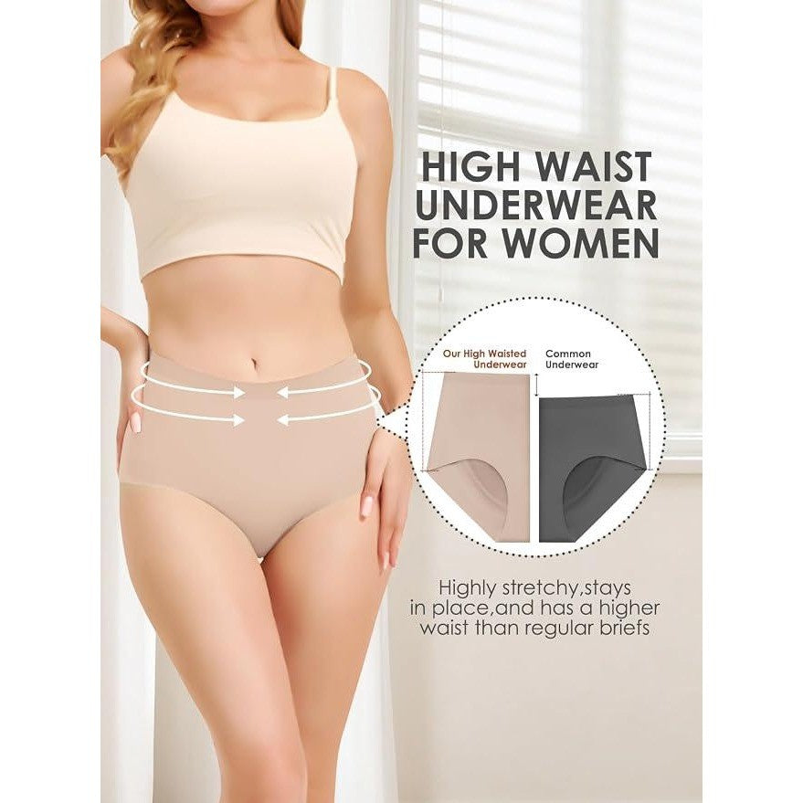 MSRP $23 Kalapa 6 Pack Women's M Underwear Seamless Full Coverage Breathable