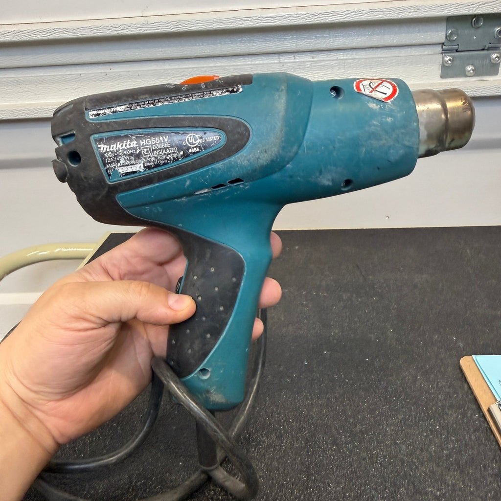 Makita HG551V Corded Heat Tool 12 AMP 1400W Variable Temperature Control