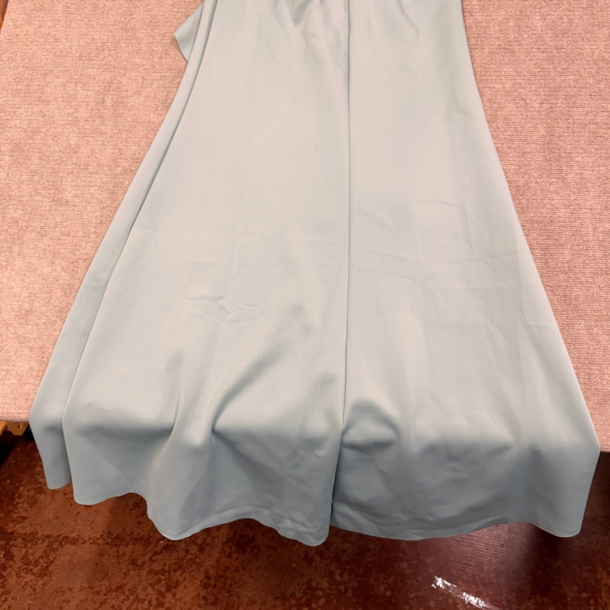 MSRP $130 DJ Jaz Womens 8 Sage Sweetheart Neck Short Sleeve Evening Gown