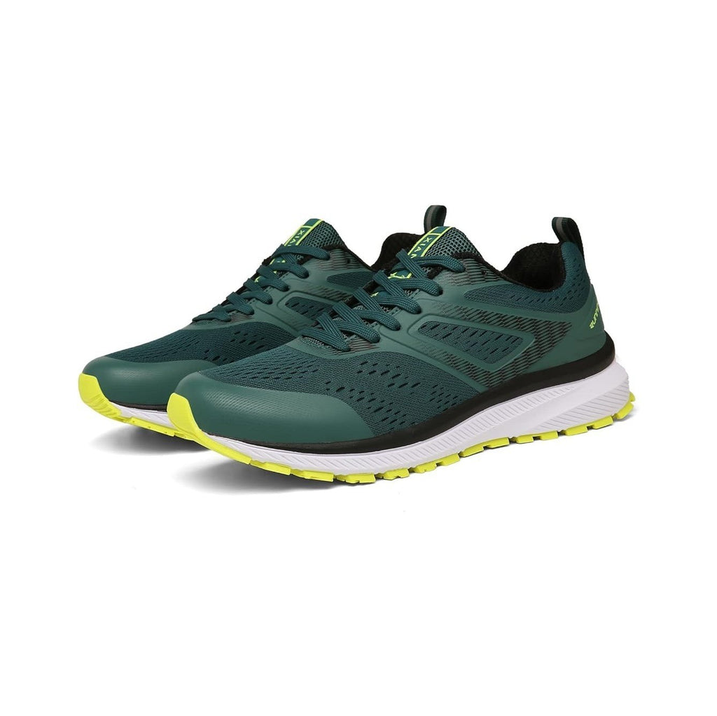 Xianv Men's US 8-11.5 Dark Green Walking Shoes Lightweight Breathable Athletic R