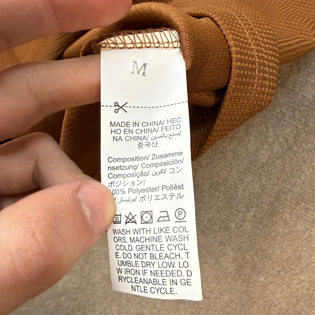 MSRP $32 SOLY HUX Men's M Polo Shirt Color Block Letter Print Short Sleeve